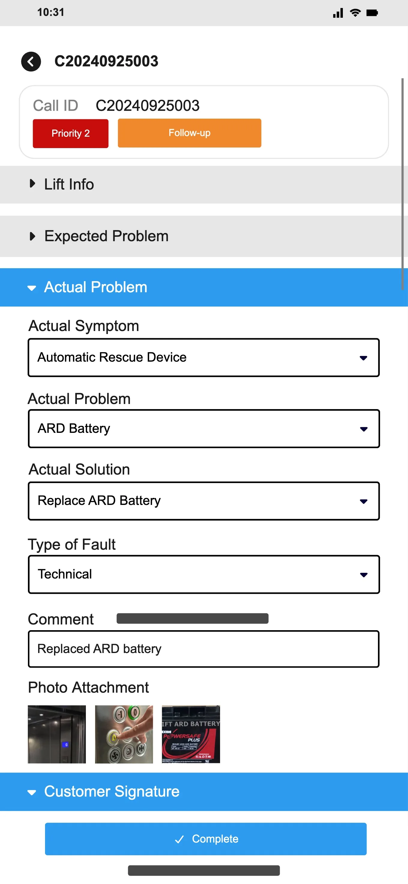 LiftProf Follow-up Report